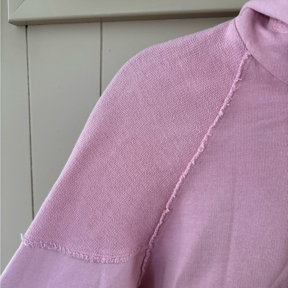 Love Shack Fancy Pink Distressed Hoodie - Picture 4 of 8